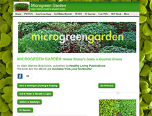 Tablet Screenshot of microgreengarden.com